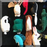 Y02. Lot of Fire Robin, Richland Vermont finger puppets. - $36 